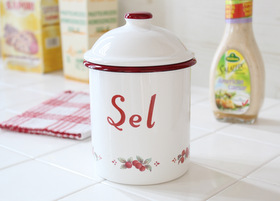 【店内展示品10%OFF】マニー レールデュロココ ホーロー キャニスターL・SEL