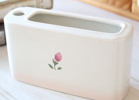 マニー ローズ 陶器 メモスタンド
