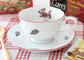 マニー ウィンターグリーティング 陶器 カップソーサー(R)