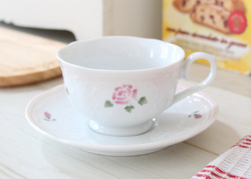 マニー ロンドローズ 陶器 カップソーサー