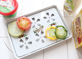 マニー レールデュロココ ホーロー コランダートレー(旧カラー)