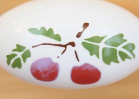 マニー ポショアール・ドゥ・スリーズ 陶器 オーバル型ノブL(RE)