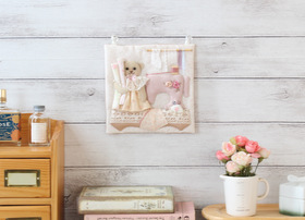 ボンクラージュ 布製品 ミシンベア・ミニタペストリー