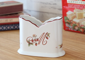 マニーロココ 陶器 カードスタンド