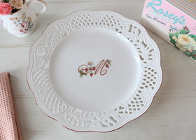 マニーロココ 陶器 バロックアナイス プレートL