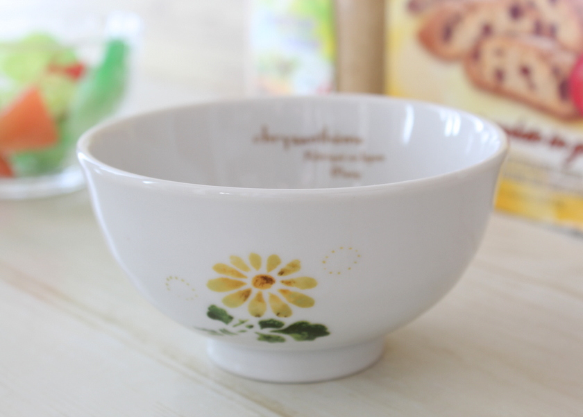 マニークリサンテーム 陶器 デイリーミール ライスボウル