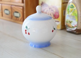 メゾンドマニー チェリー 陶器 ラフレゾン シュガーポット