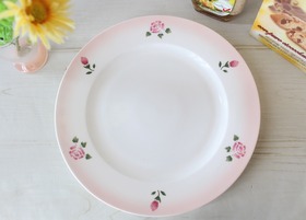 メゾンドマニーローズ 陶器 ラフロレゾン プレートL