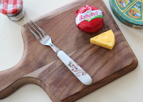 マニーロココ 陶器ハンドルカトラリー ケーキフォーク