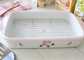 マニーローズ 陶器 フライ&グリルプレート