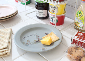 マニー プティタンジュ 和陶器 ケーキプレート(ブルー)