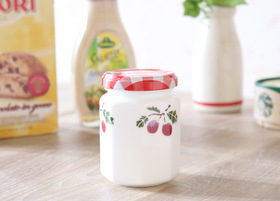 マニー ポショアール・ドウ・スリーズ ガラス ミルクジャム瓶