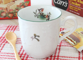 マニー ウィンターグリーティング 陶器 マグカップ(G)