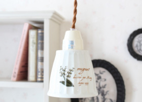 マニー ミュゲ 陶器 カヌレ型ペンダントコード