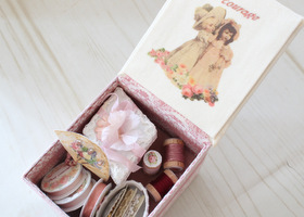 ボンクラージュ 布製品 ローズのミニチュアセット