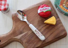 マニーロココ 陶器ハンドルカトラリー ティースプーン