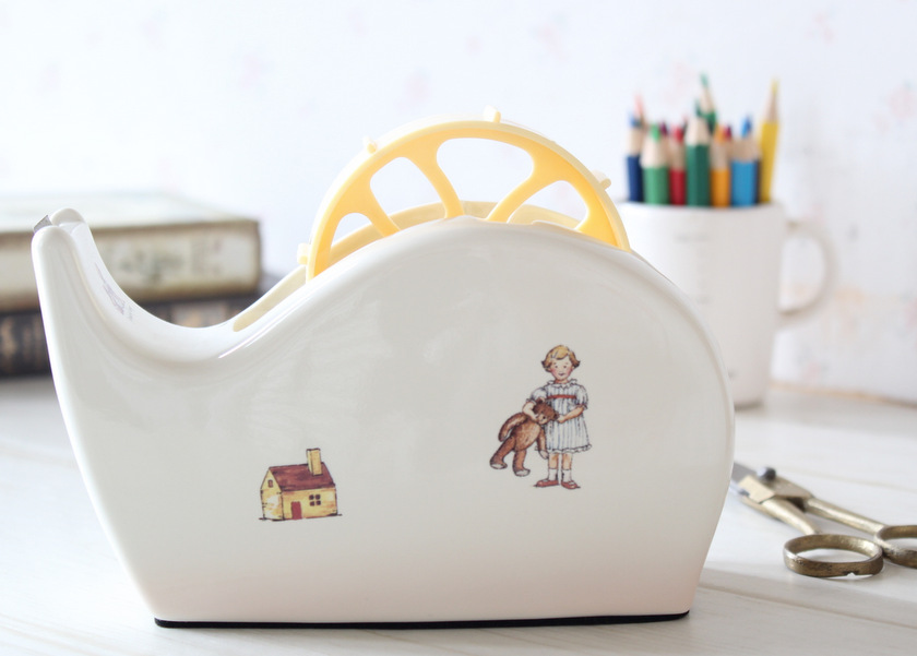 マニープチメゾン 陶器 テープカッター