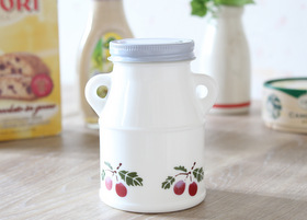 マニー ポショアール・ドウ・スリーズ ガラス ミルクボトル