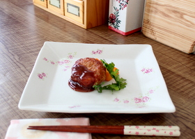 イマン かほり 陶器 角皿中