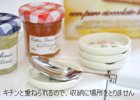 マニー ローズ 陶器 スプーンレスト