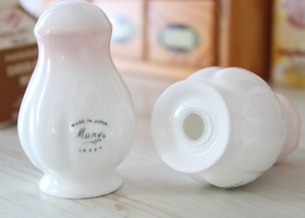 メゾンドマニー ローズ 陶器 ラフレゾン ソルト&ペッパー