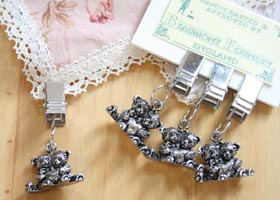 マニー グランシュマン テーブルウェイト(くまペア) 4セット