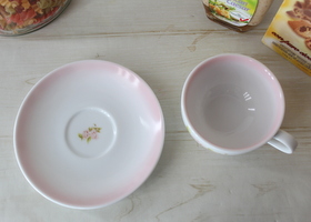 イマン ダイアナローズ 陶器 ティーカップ&ソーサー