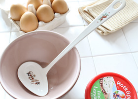 マニー レールデュロココ ホーロー よこくちレードル