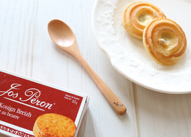 マニーロココ ウッド焼印 カトラリー ティースプーン