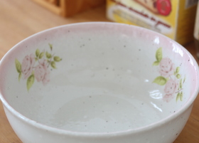 イマン ダイアナローズ 陶器 雪粉引ノンラップボウルL