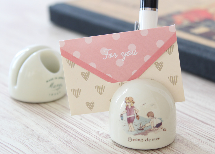マニー バンドゥメール 陶器 メモスタンド