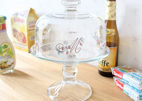 マニーロココ ガラス ケーキドーム(S)(旧カラー)