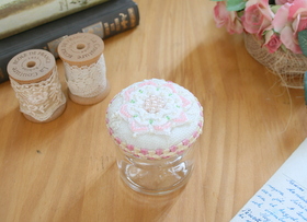 ビーズ刺繍ジャー(ミニ)D