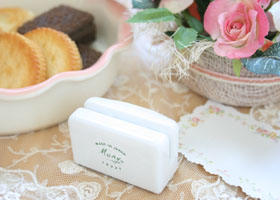 マニー レールデュロココ 陶器 カードスタンド(S)(旧カラー)