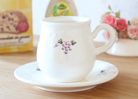 マニー オーベルジュ 陶器 コーヒーカップ&ソーサー