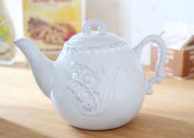 マニー GC ミュゲ・すずらん陶器 ティーポット