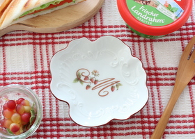 マニー レールデュロココ 陶器 ペタル・ミニプレート