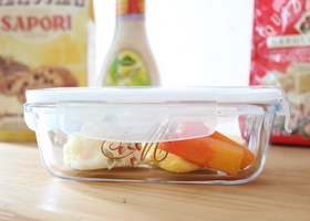 マニーロココ ガラス レクタングルコンテナM