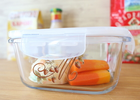 マニーロココ ガラス スクエアコンテナL