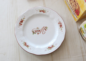 マニーロココ 陶器 ケーキプレート