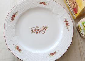 マニーロココ 陶器 プレートМ