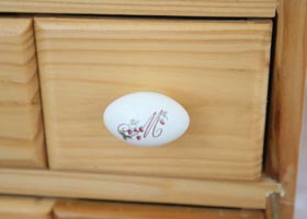 マニー レールデュロココ 陶器 オーバル型ノブS(旧カラー)