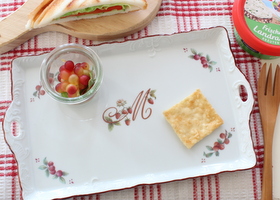 マニー レールデュロココ 陶器 ペタル・トレーL