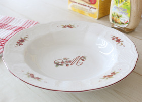 マニーロココ 陶器 スーププレート