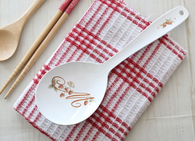 マニー レールデュロココ ホーロー とりわけスプーンL