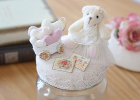 ボンクラージュ 布製品 バレンタインベアビン