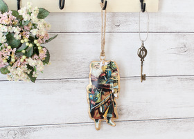 マニー クリスマス プリキ・オーナメント サンタ&プレゼント