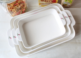 マニーローズ 陶器 グランキュイジーヌ レクタングルM