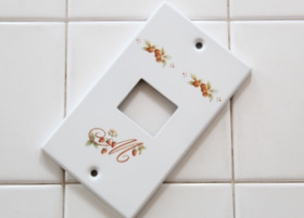 マニーロココ ホーロー スイッチカバー 1こ口