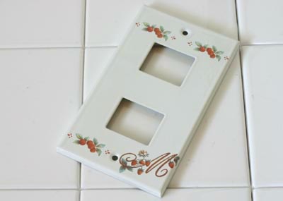 マニーロココ ホーロー スイッチカバー 2こ口